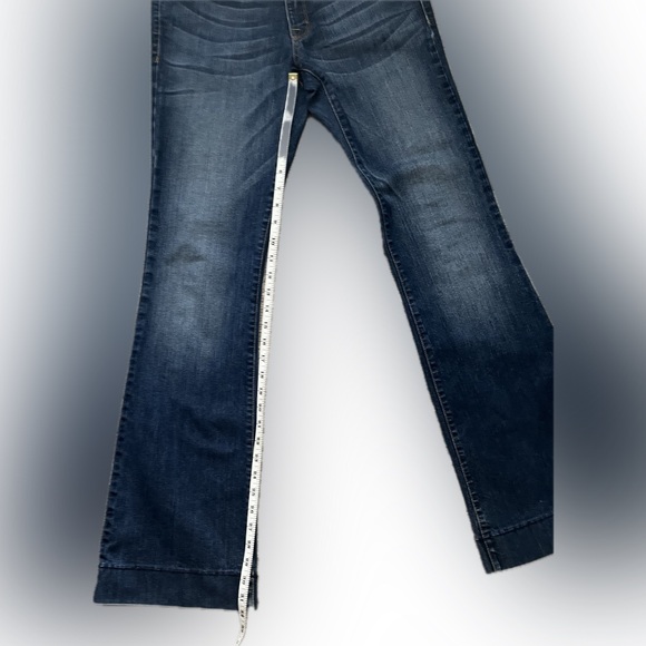 Flying Monkey Distressed Flare Jean size 9 MADE IN THE USA - Picture 6 of 11